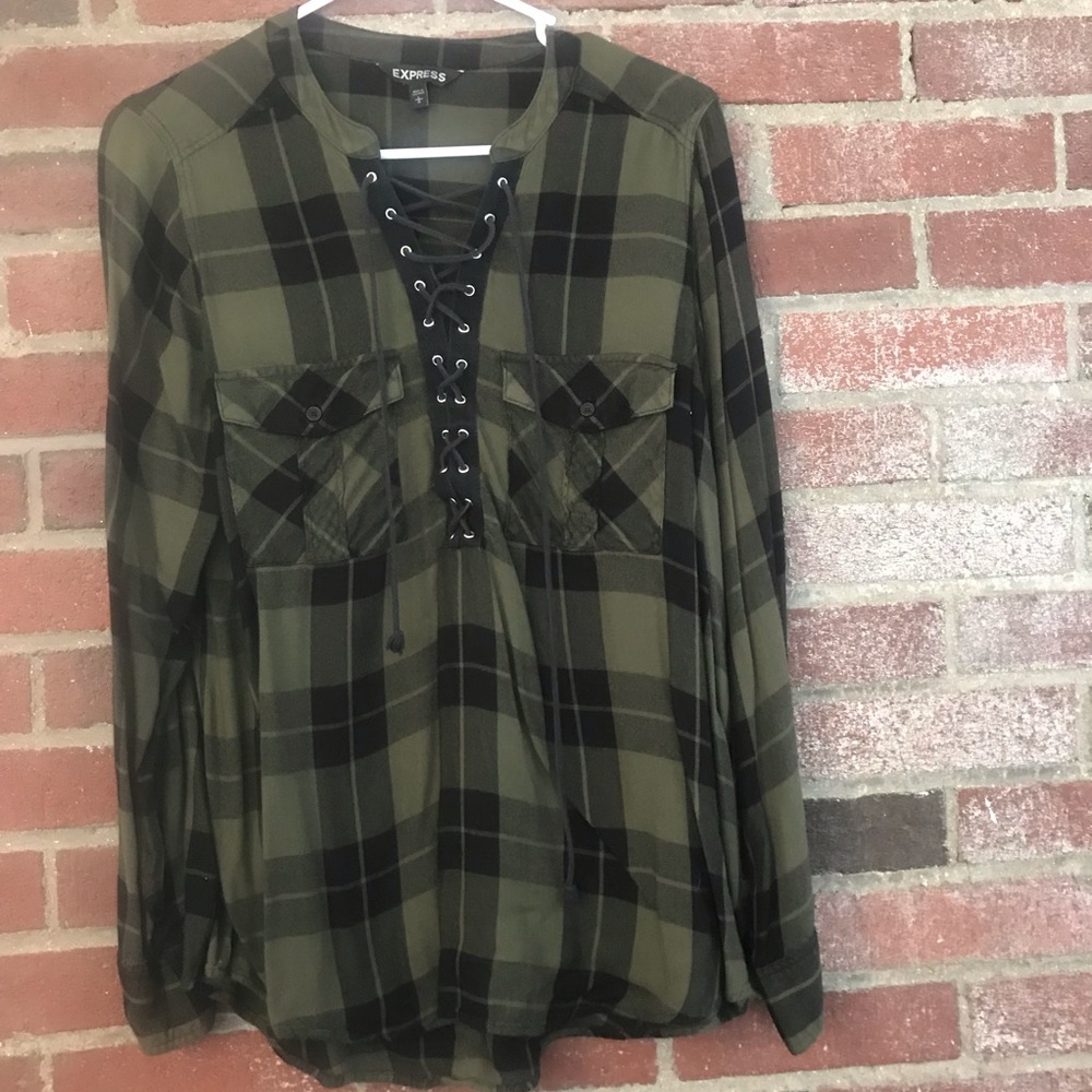 Plaid Express Top
